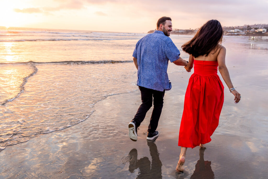 Pacific Beach Proposal Photographer: A Cross-Border Love Story at Crystal Pier san diego beach photographe 4